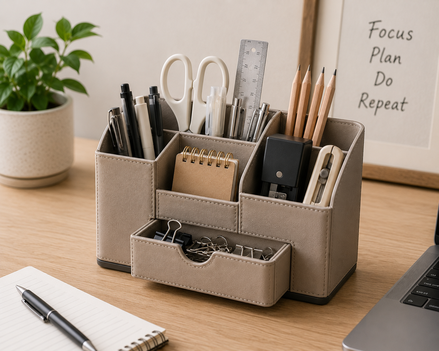 metaventrazone™ QuietDesk Pen Organizer